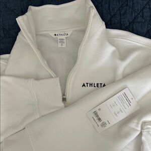 Athleta Forever 1/4 Zip Sweatshirt NWT